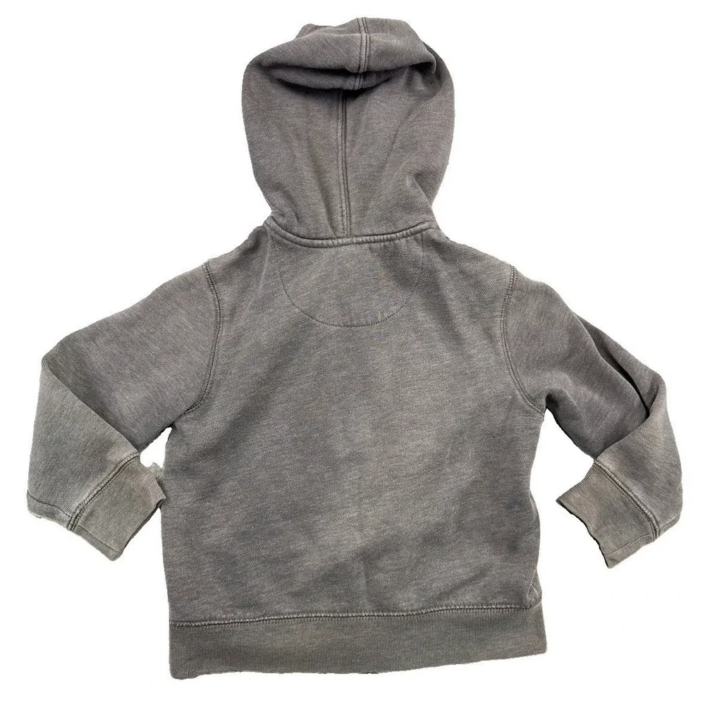 Baby GAP Boy's Spell Out Full Zip Hoodie Sweatshirt Size 4 Years Preppy